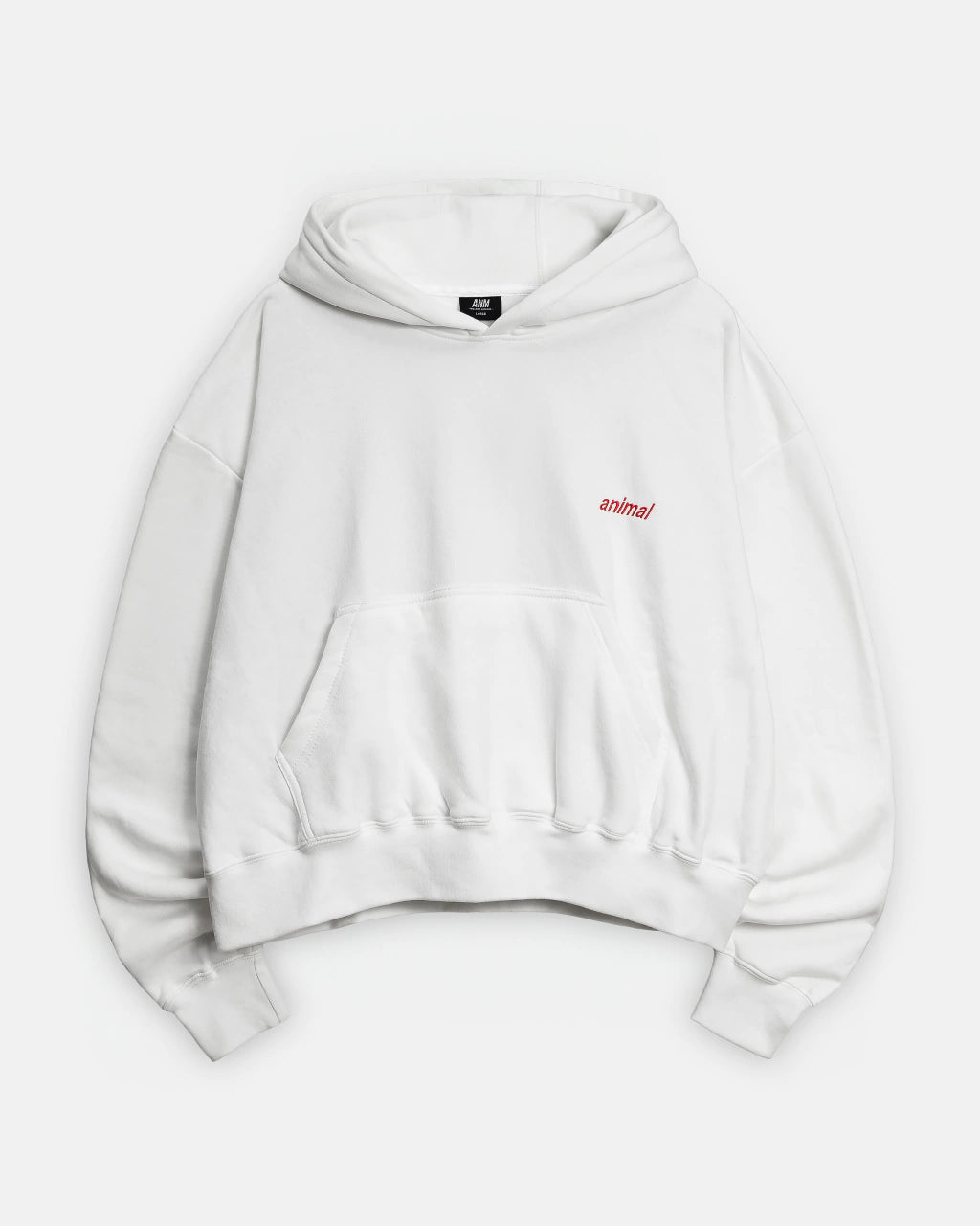 HOODIE CROP WHITE