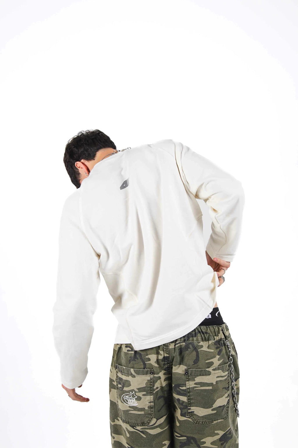 CREWNECK - rust white