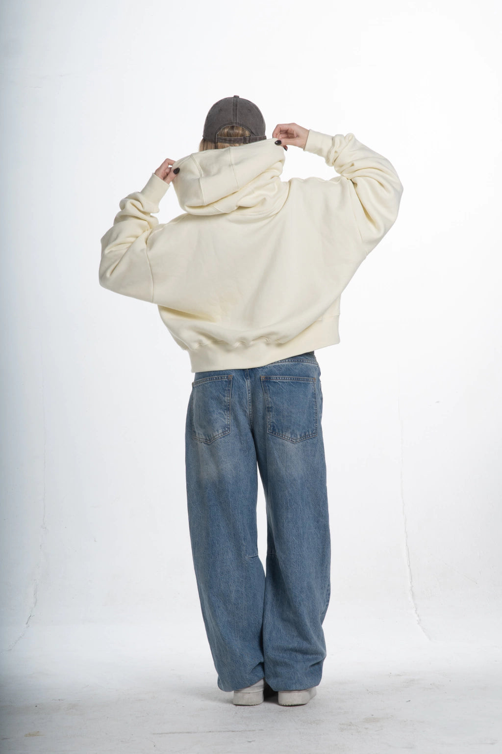 HOODIE CROP # mala pero cutie