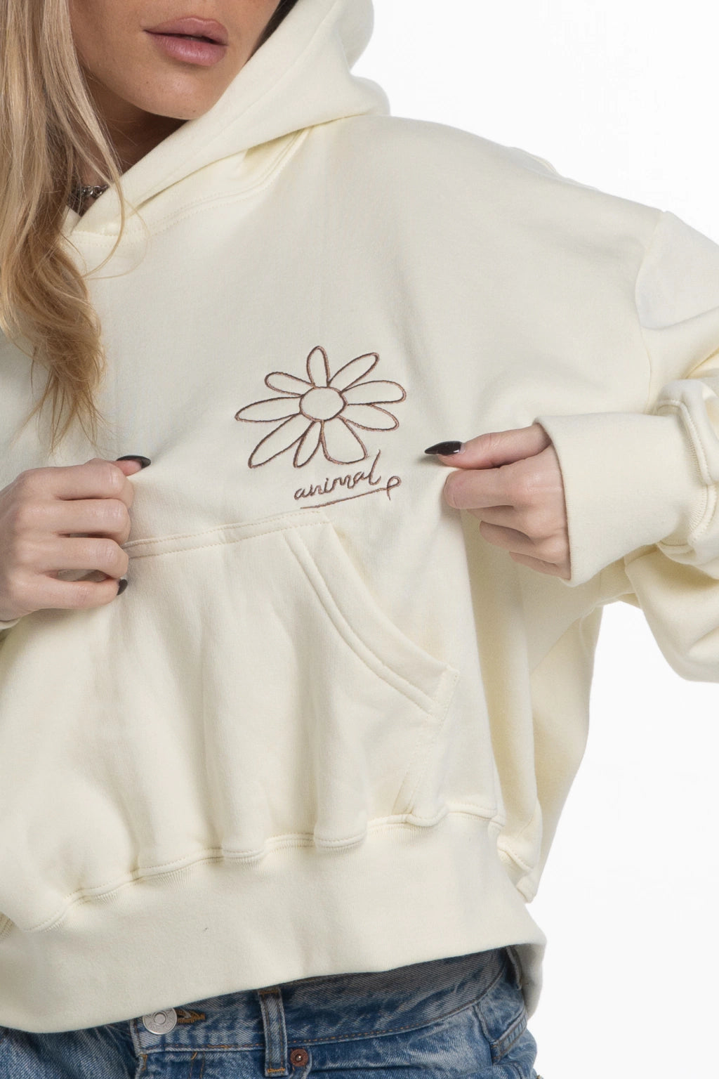 HOODIE CROP # mala pero cutie