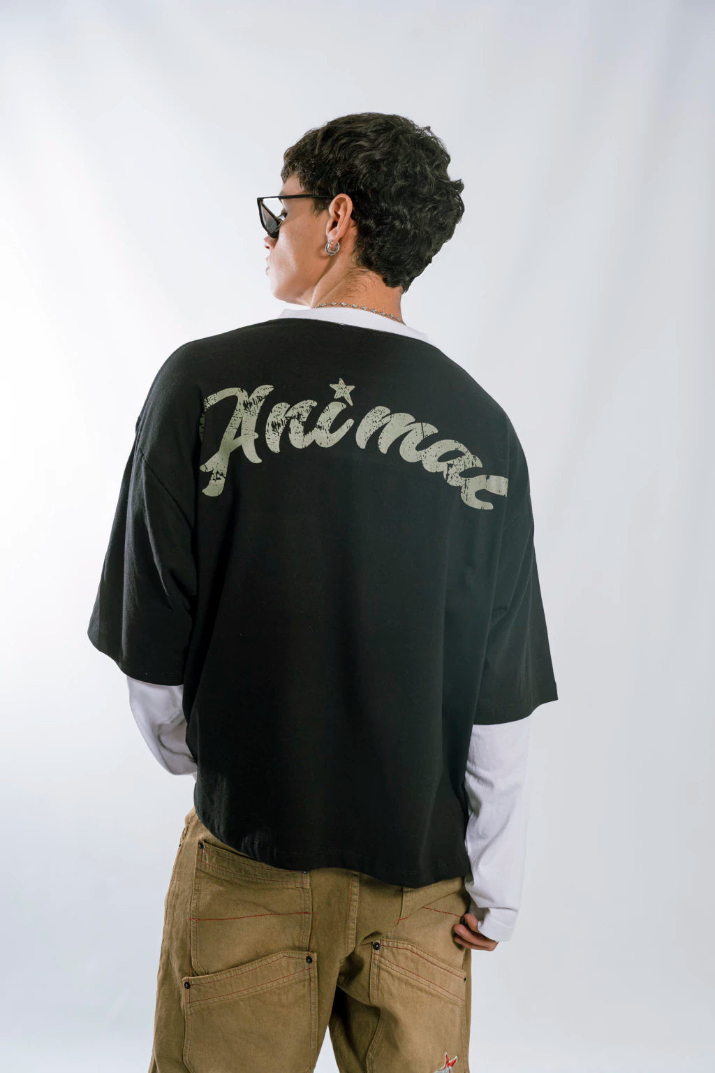 REMERA MANGA LARGA - moonwave black