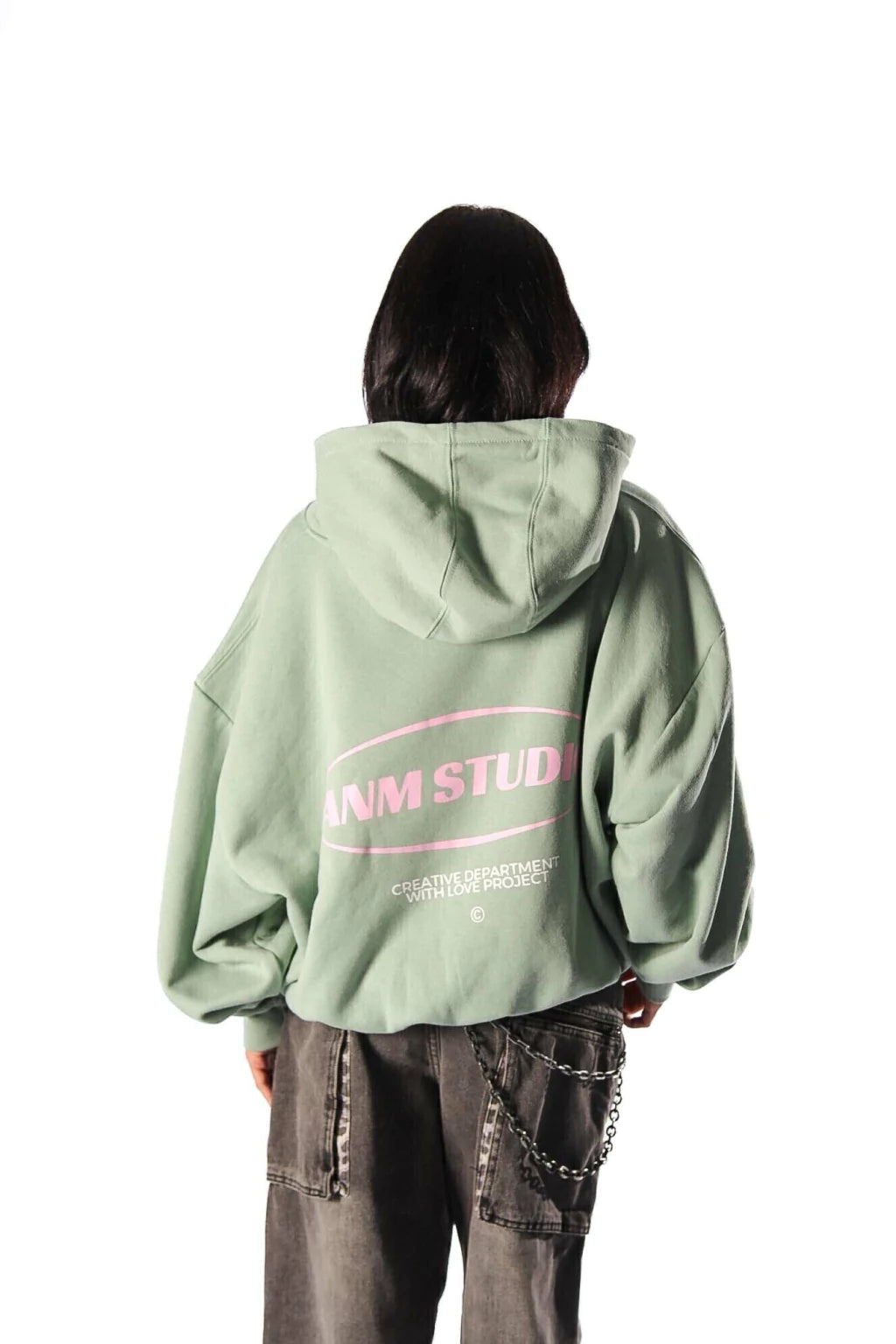 HOODIE CROP - "helado melona"