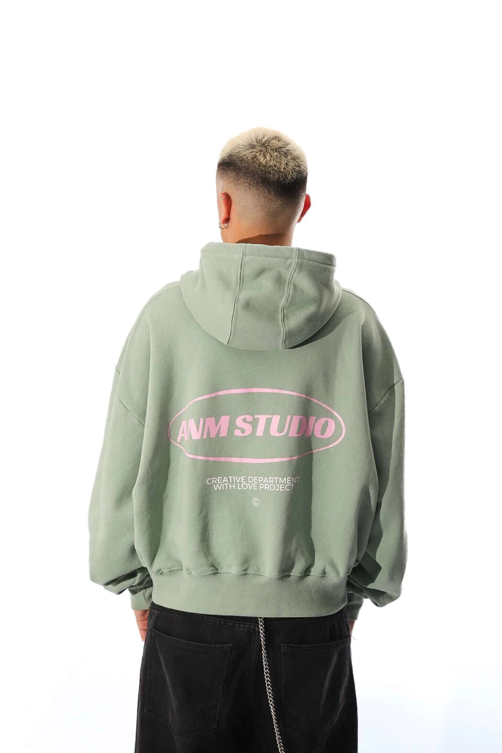 HOODIE CROP - "helado melona"