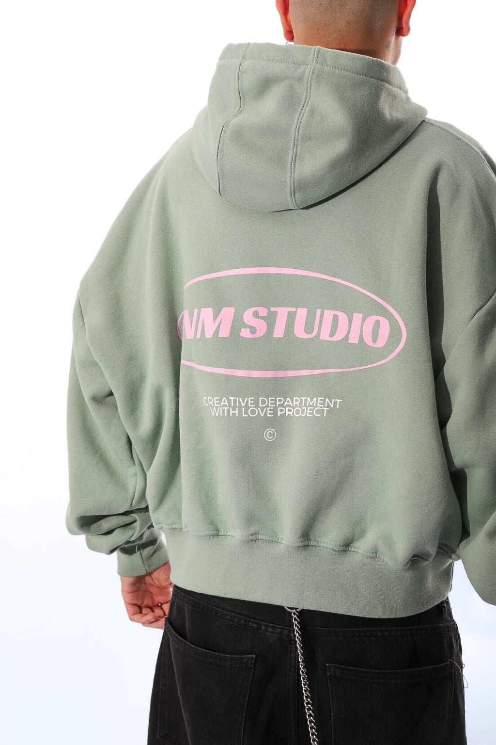 HOODIE CROP - "helado melona"