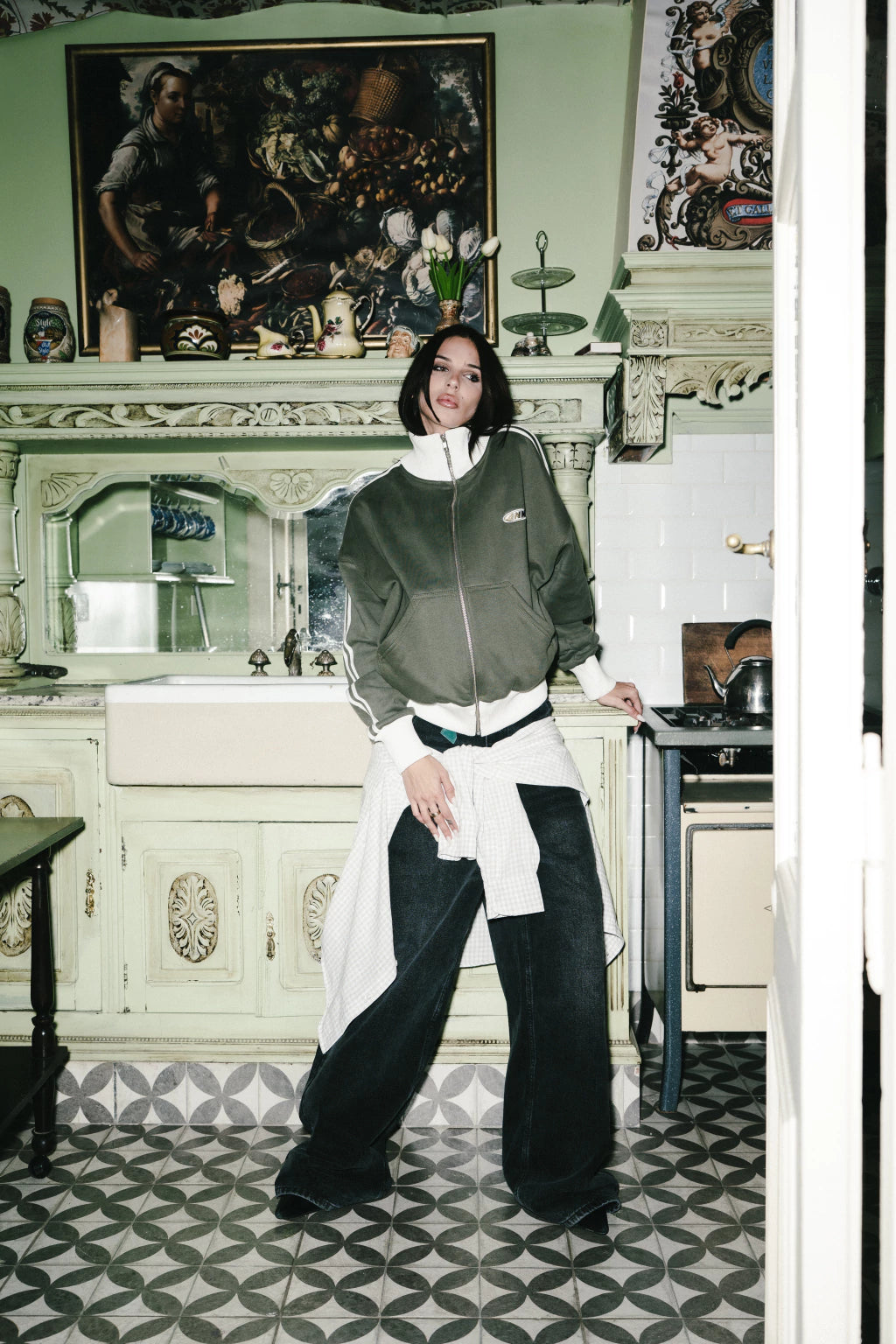 CAMPERA - SKIN GREEN