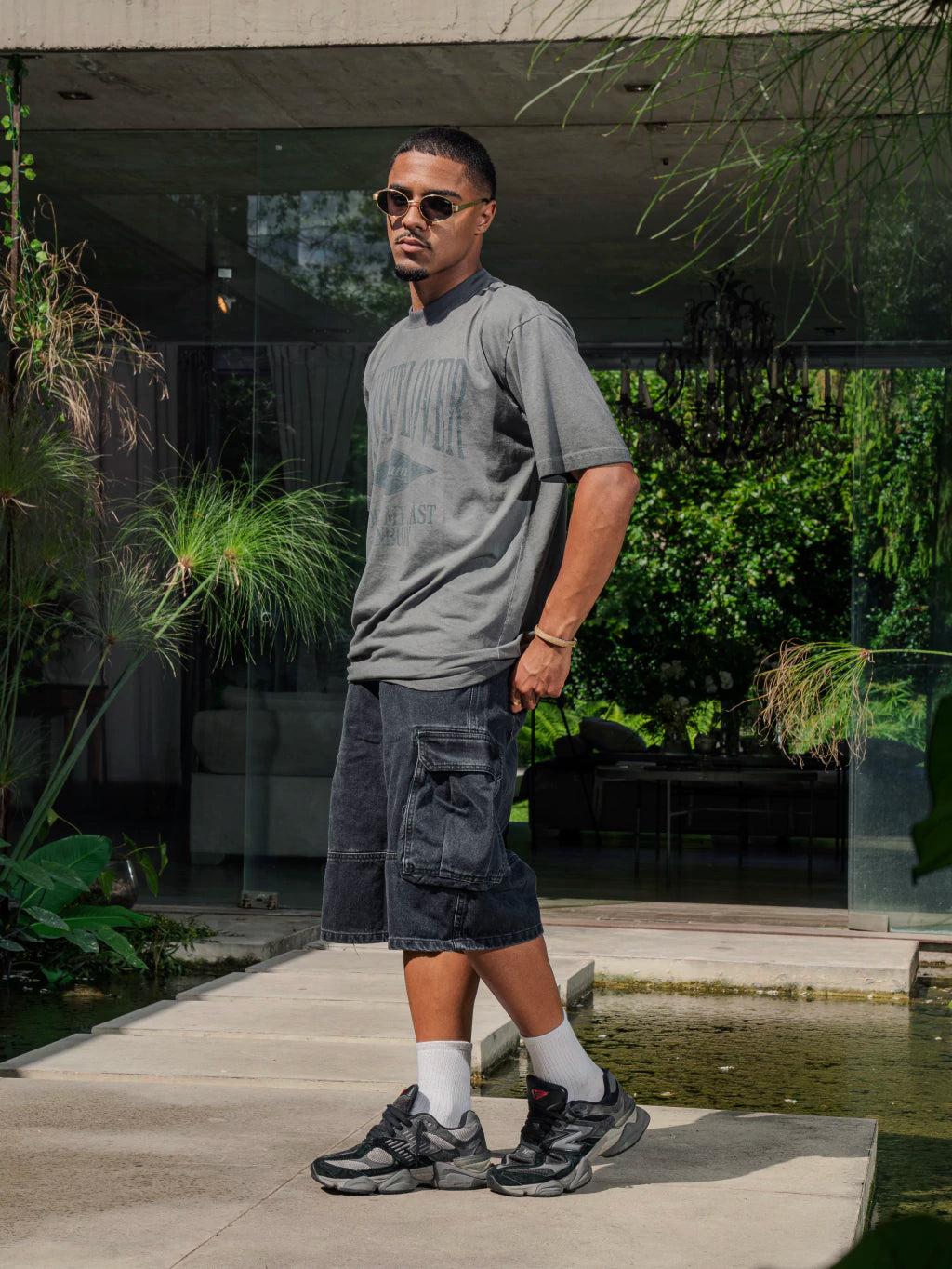 REMERA - sunburn blue