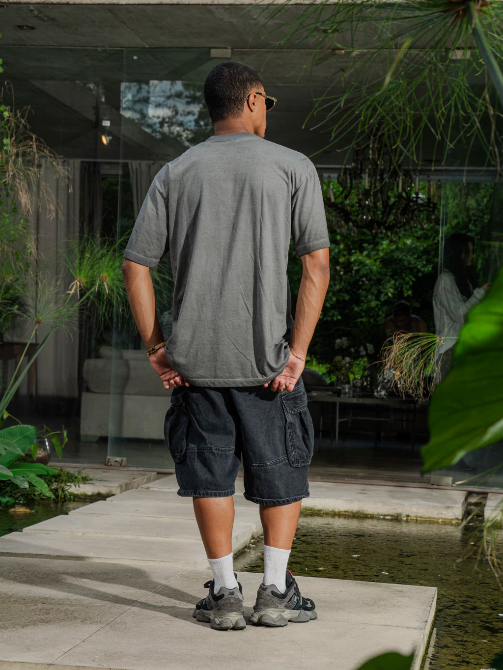 REMERA - sunburn blue