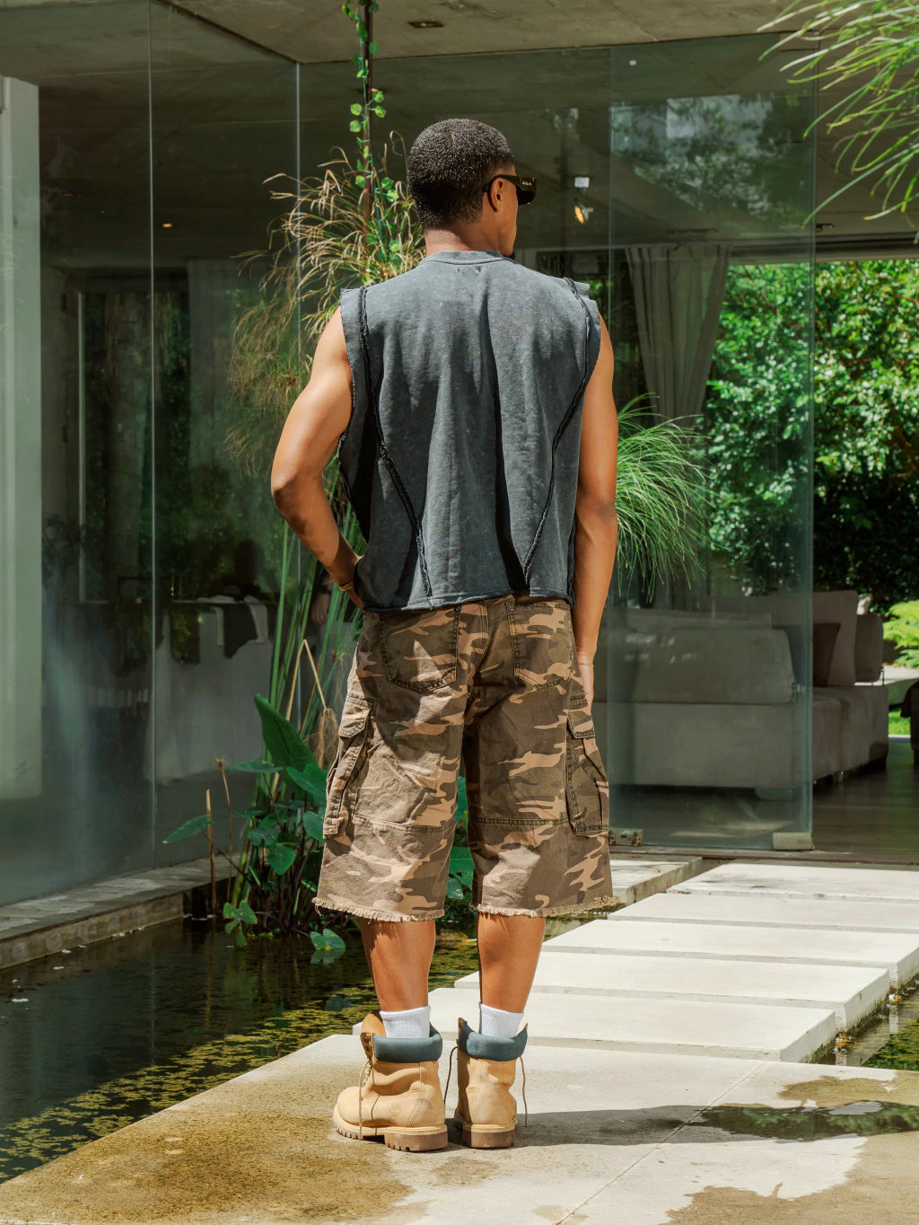 BERMUDA CARGO - camo