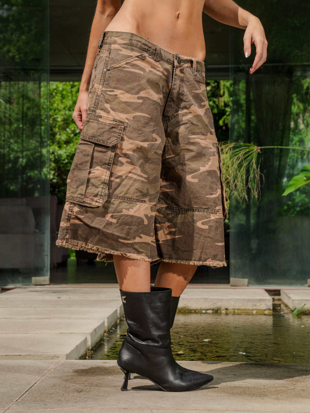 BERMUDA CARGO - camo