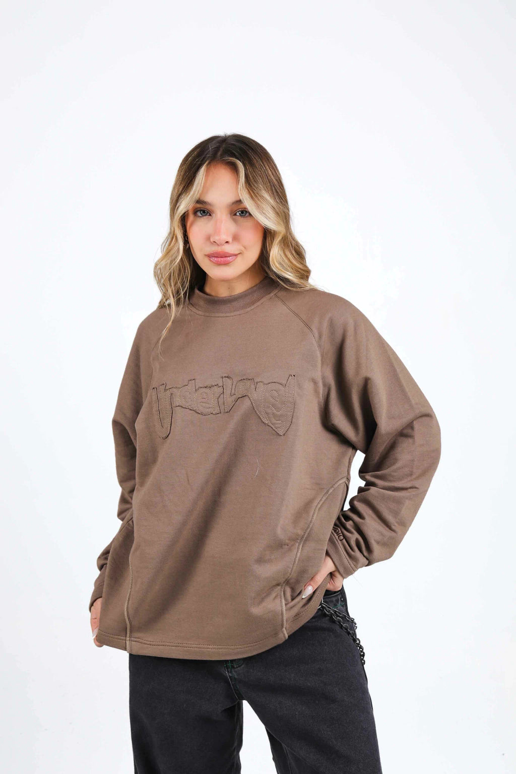 CREWNECK - rust coffee