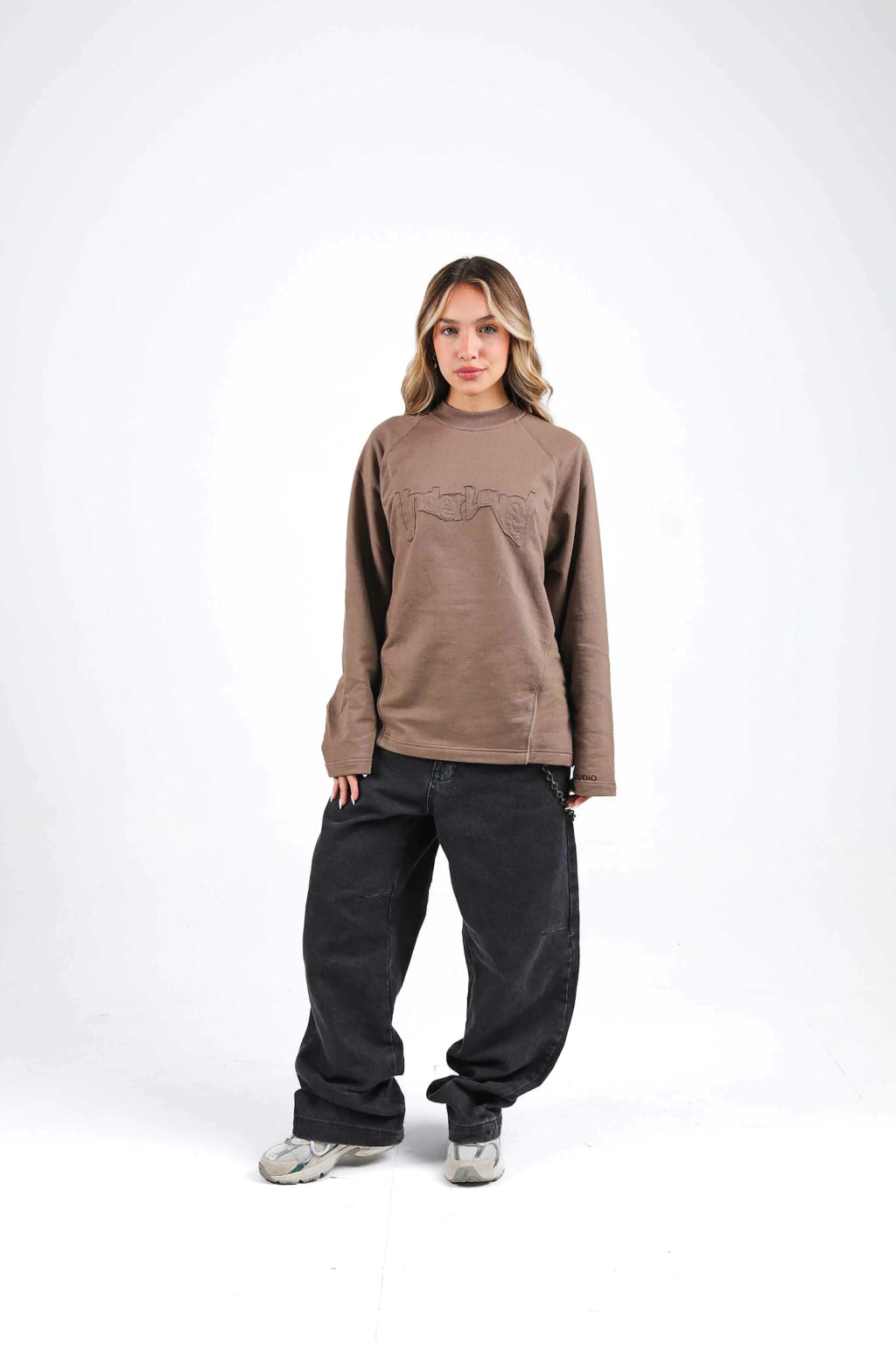 CREWNECK - rust coffee