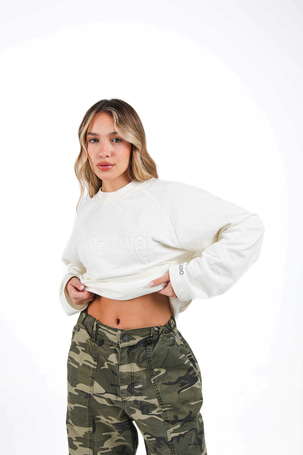 CREWNECK - rust white