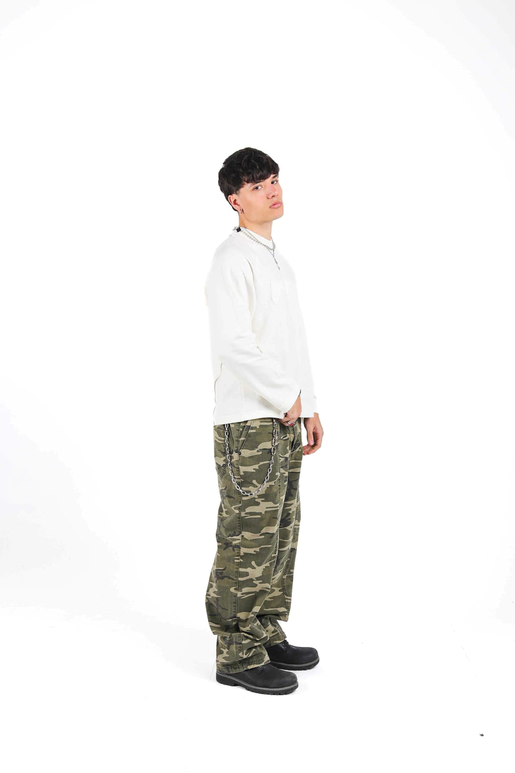 CREWNECK - rust white