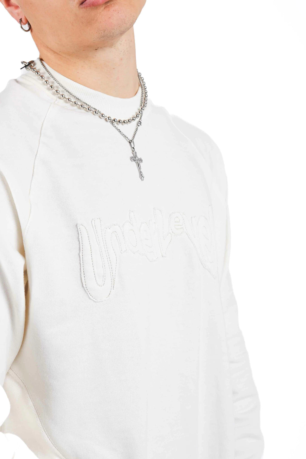 CREWNECK - rust white