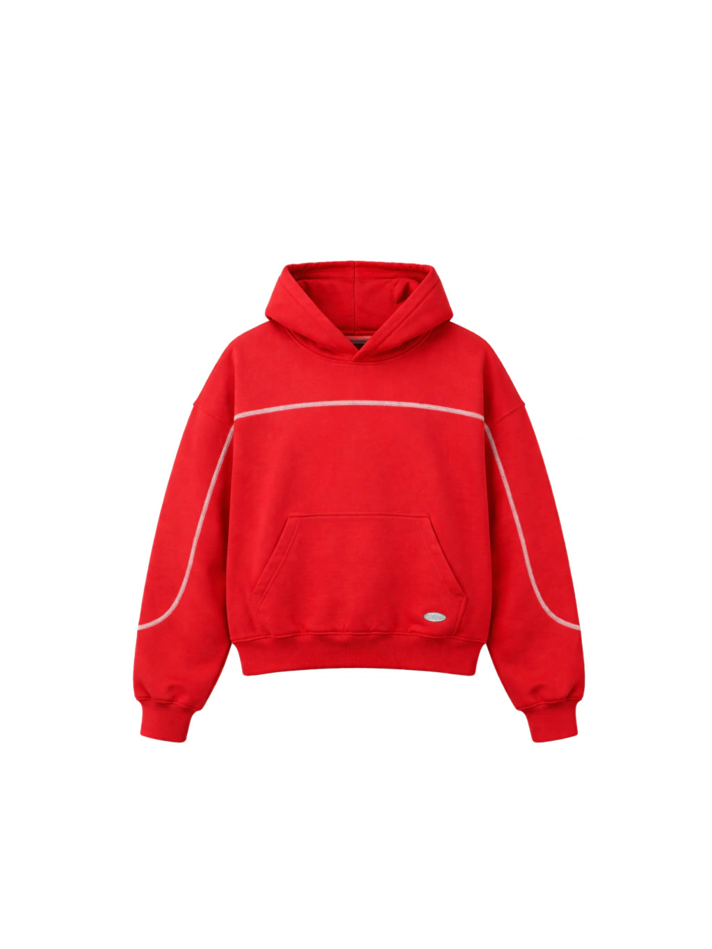 HOODIE - OVERLOCK RED