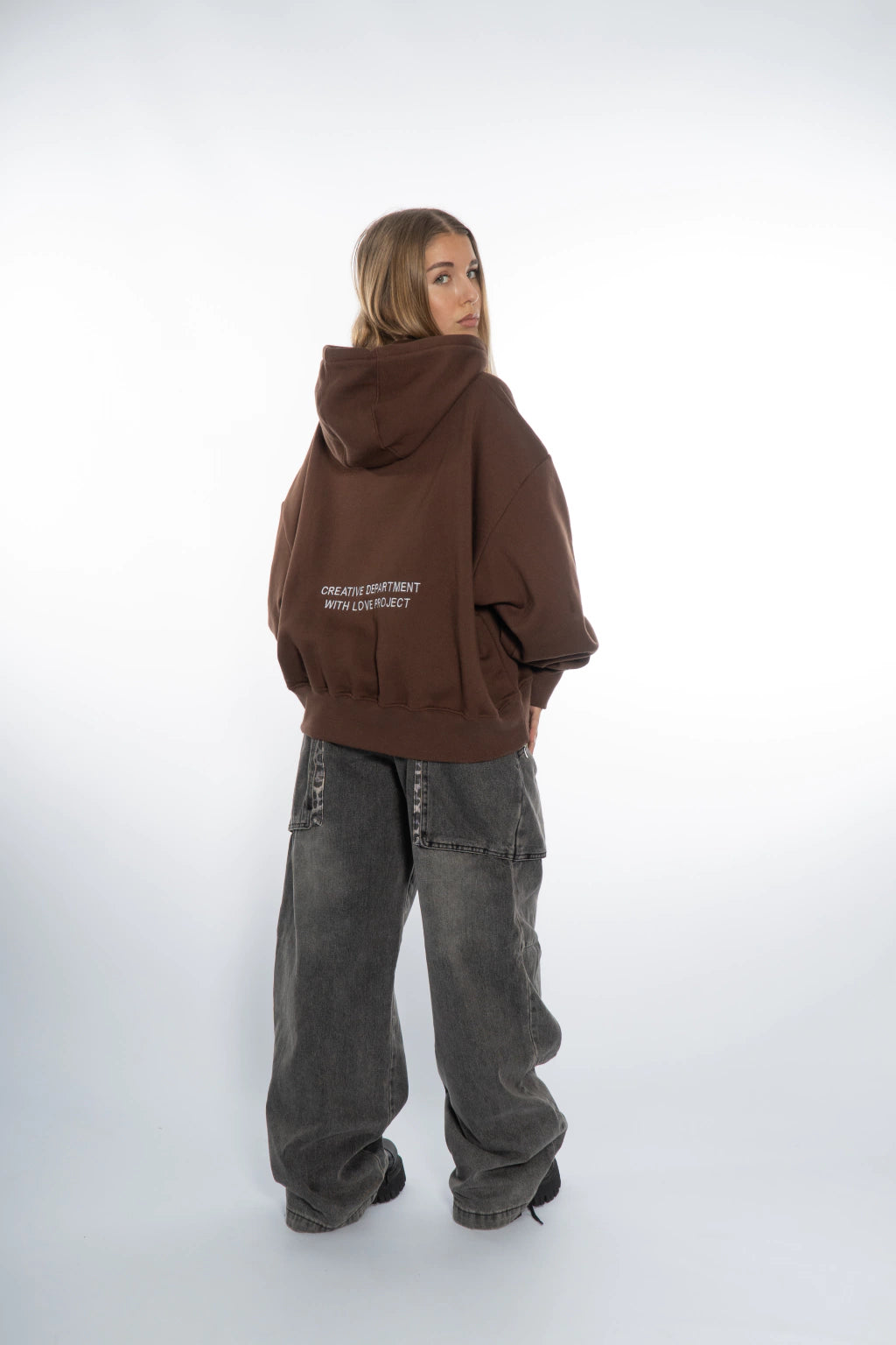 HOODIE CROP # sunset