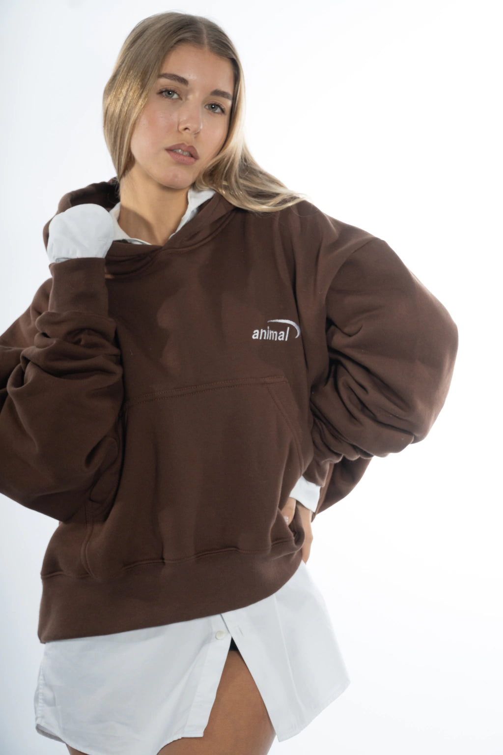 HOODIE CROP # sunset