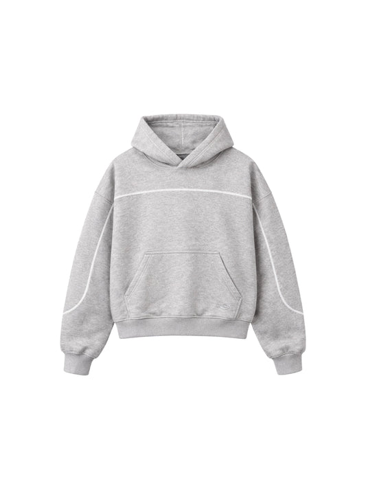 HOODIE - OVERLOCK GREY