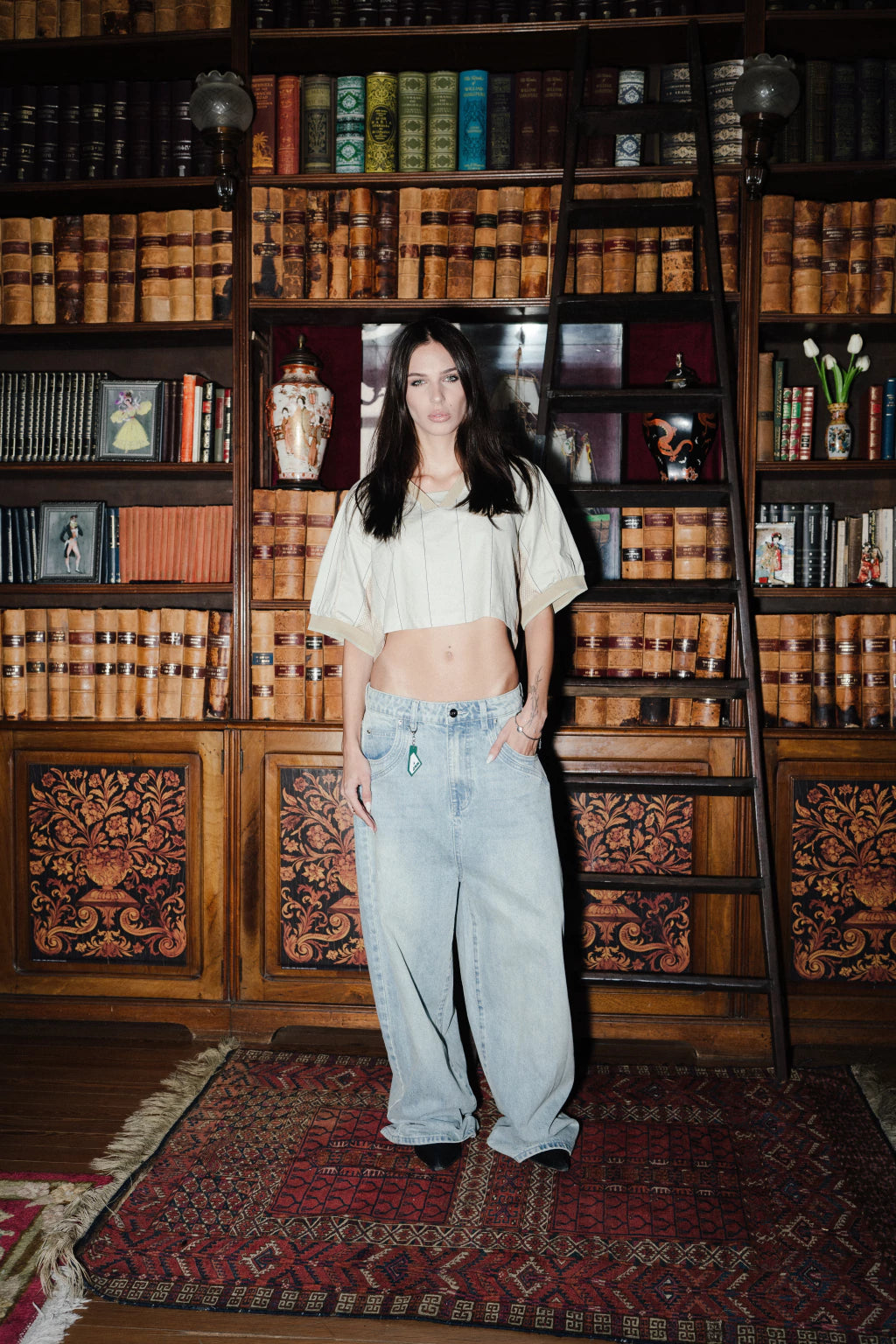 CAMISETA CROP - DUAL BEIGE