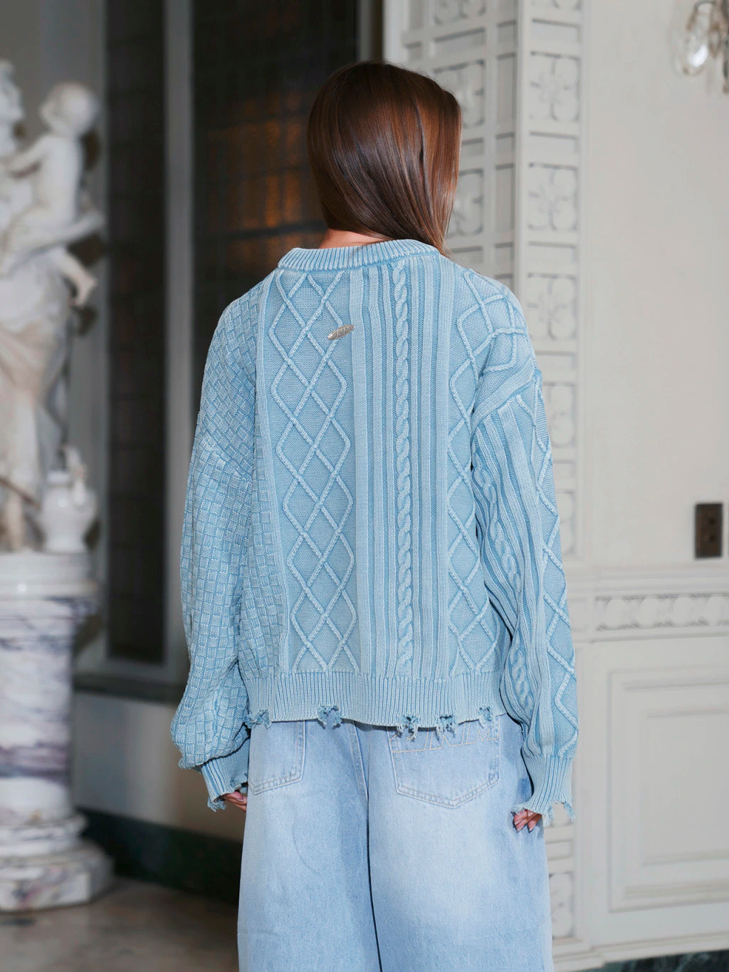 SWEATER - MIST BLUE