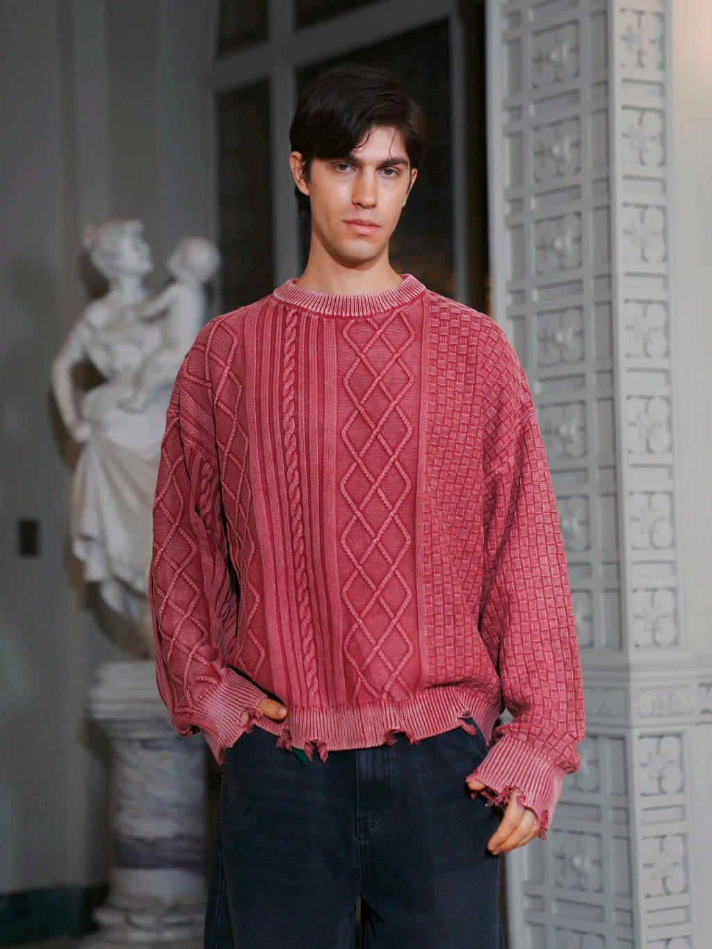 SWEATER - MIST CHERRY