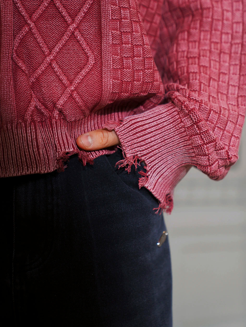SWEATER - MIST CHERRY