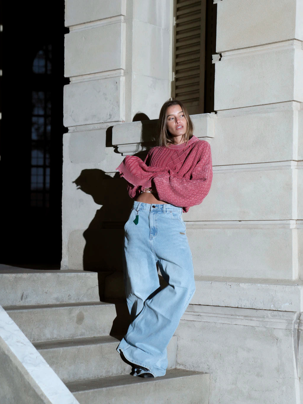 SWEATER - MIST CHERRY