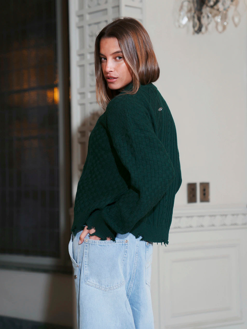 SWEATER - MIST GREEN