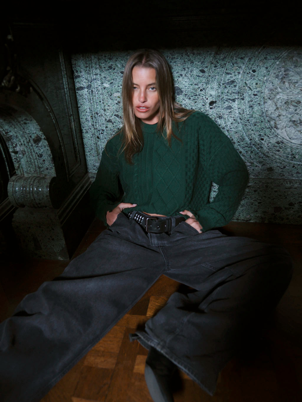 SWEATER - MIST GREEN