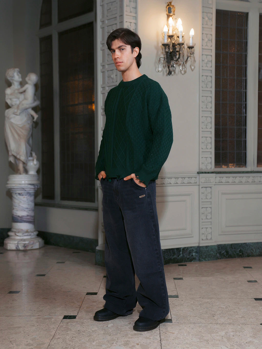SWEATER - MIST GREEN