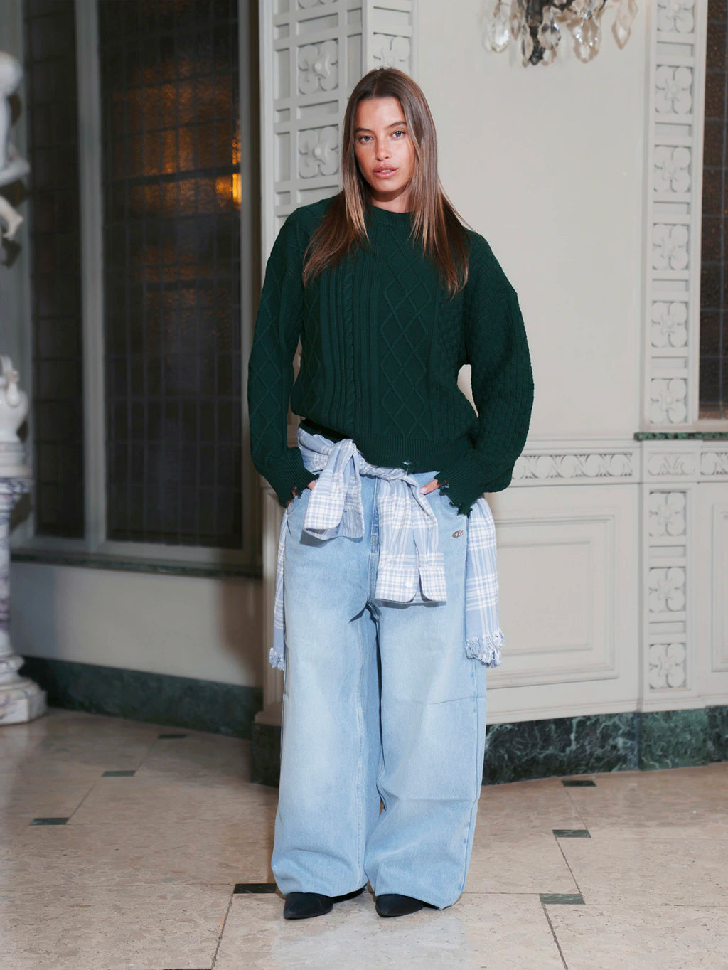 SWEATER - MIST GREEN