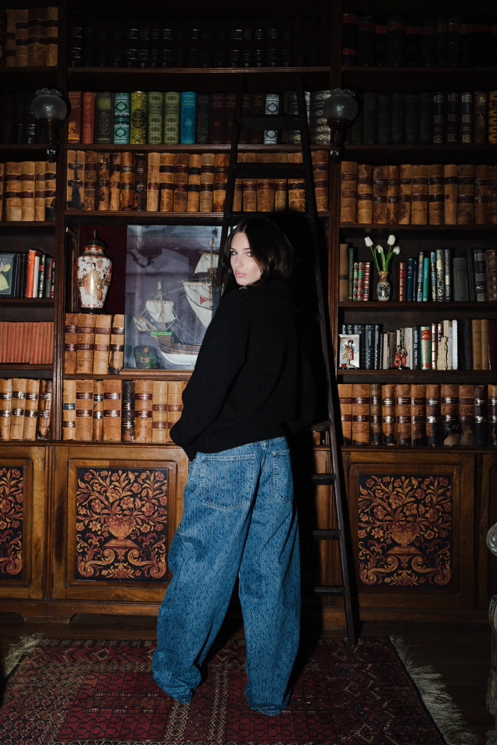 CARDIGAN - LAS BLACK